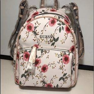 floral guess backpack